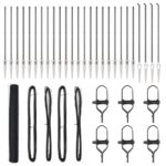 vidaXL Hexagonálny plot Sivý 1,2x50 m Oceľ – Obrázok 2