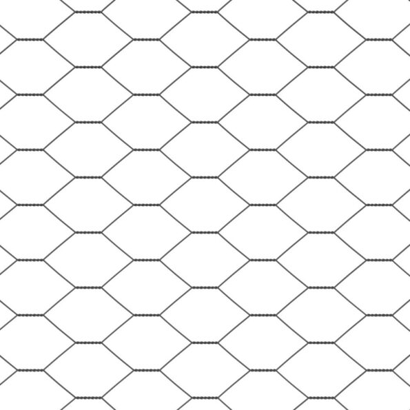 vidaXL Hexagonálny plot Sivý 1,2x50 m Oceľ – Obrázok 7