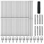 vidaXL Hexagonálny plot šedý 0,4x100 m oceľový – Obrázok 2