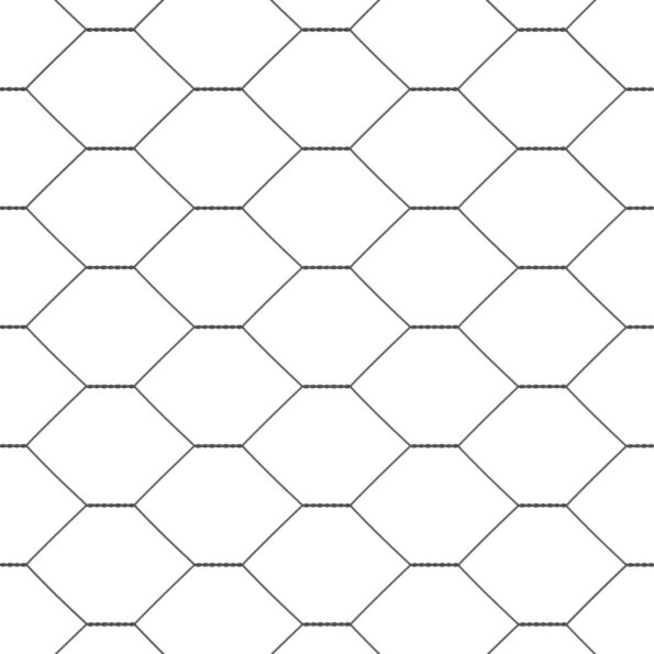 vidaXL Hexagonálny plot šedý 0,4x100 m oceľový – Obrázok 9