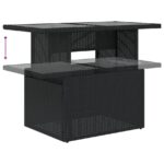 vidaXL 6-dielna súprava záhradného gauča s vankúšmi čierny polyratan – Obrázok 7