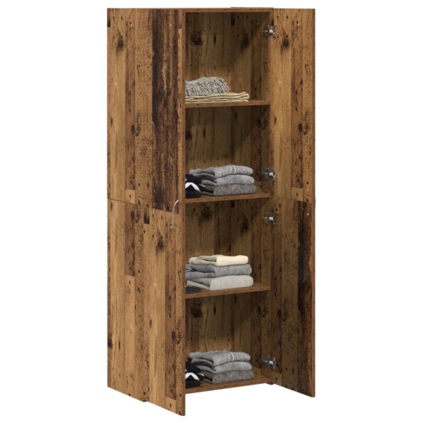 vidaXL Kancelársky kabinet Staré drevo 60 x 32 x 152,5 cm – Obrázok 3