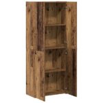 vidaXL Kancelársky kabinet Staré drevo 60 x 32 x 152,5 cm – Obrázok 5