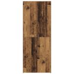 vidaXL Kancelársky kabinet Staré drevo 60 x 32 x 152,5 cm – Obrázok 6