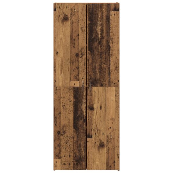 vidaXL Kancelársky kabinet Staré drevo 60 x 32 x 152,5 cm – Obrázok 6