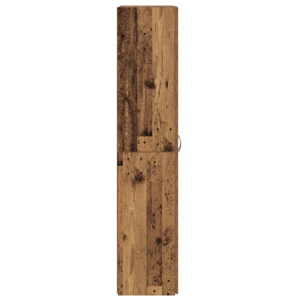 vidaXL Kancelársky kabinet Staré drevo 60 x 32 x 152,5 cm – Obrázok 7