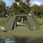 vidaXL Rybársky stan so strechou Olivová zelená 514 x 465 x 187 cm – Obrázok 4