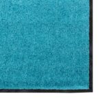 vidaXL Rohož Iný Cyan a Čierna 120 x 250 cm Polyamid a PVC – Obrázok 3