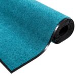 vidaXL Rohož Iný Cyan a Čierna 120 x 250 cm Polyamid a PVC – Obrázok 4