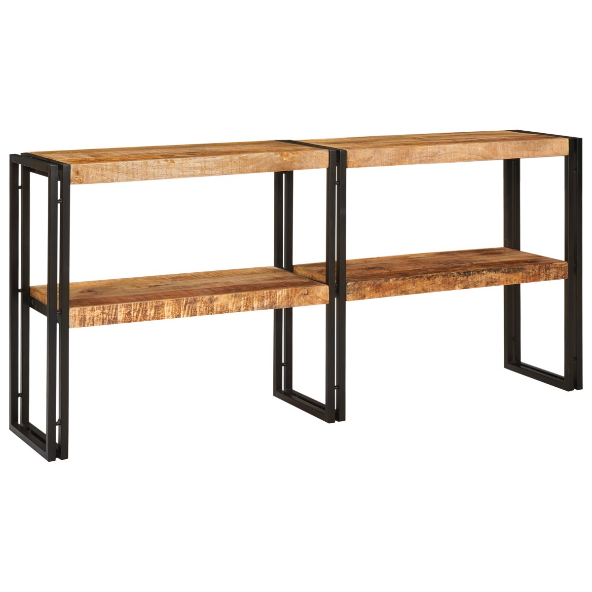 4104739_1.jpg vidaXL Konzolový stôl Hnedá 160 x 33 x 75 cm Masívne mango drevo – Obrázok 1