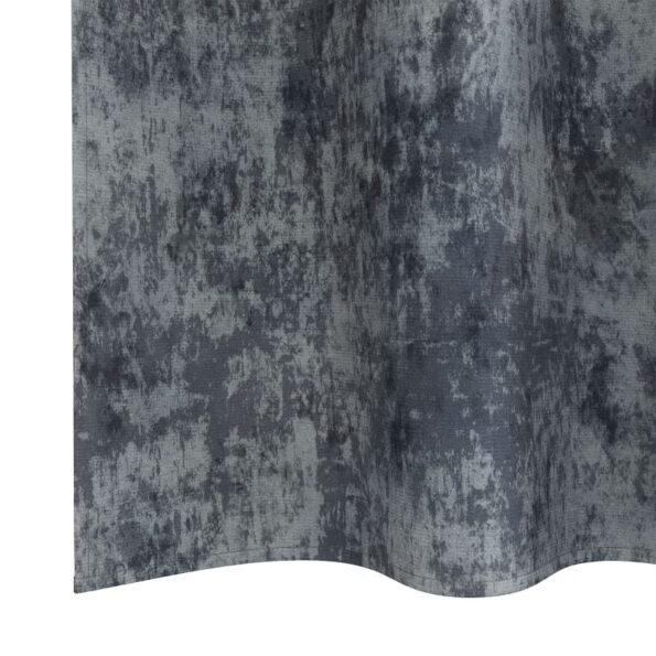 vidaXL Sametové závesy 2 pcs Strieborná šedá 245 x 140 cm Zamat – Obrázok 5