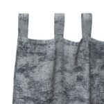 vidaXL Sametové závesy 2 pcs Strieborná šedá 175 x 140 cm Zamat – Obrázok 4