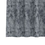 vidaXL Sametové závesy 2 pcs Strieborná šedá 175 x 140 cm Zamat – Obrázok 5