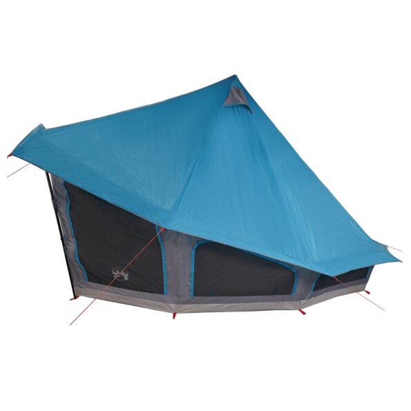 vidaXL Tipi stan so strechou s úložiskom Modrá 508 x 470 x 300 cm taft – Obrázok 5