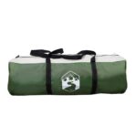 vidaXL Tipi stan so strechou Zelená 358 x 296 x 258 cm taft – Obrázok 9
