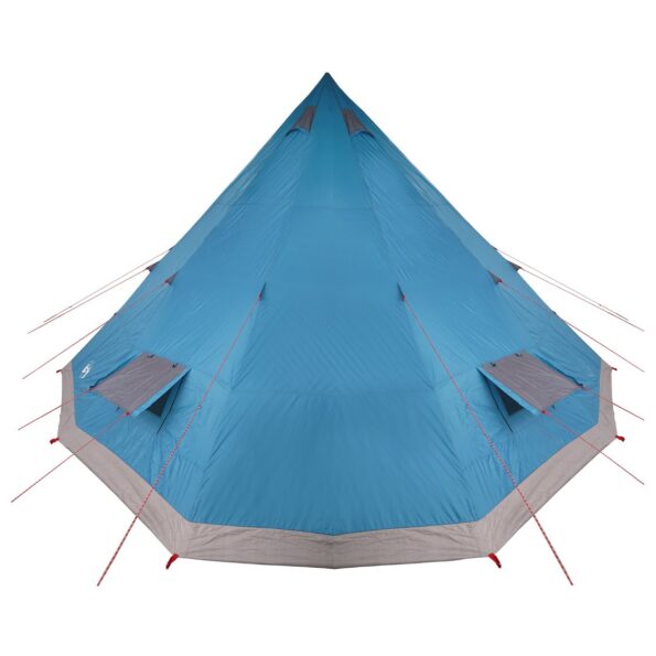 vidaXL Tipi stan so strechou s úložiskom Modrá 560 x 560 x 300 cm taft – Obrázok 5