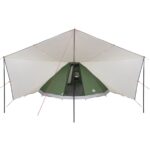 vidaXL Tipi stan so strechou Zelená 510 x 690 x 330 cm taft – Obrázok 4
