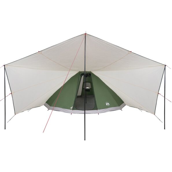 vidaXL Tipi stan so strechou Zelená 510 x 690 x 330 cm taft – Obrázok 4