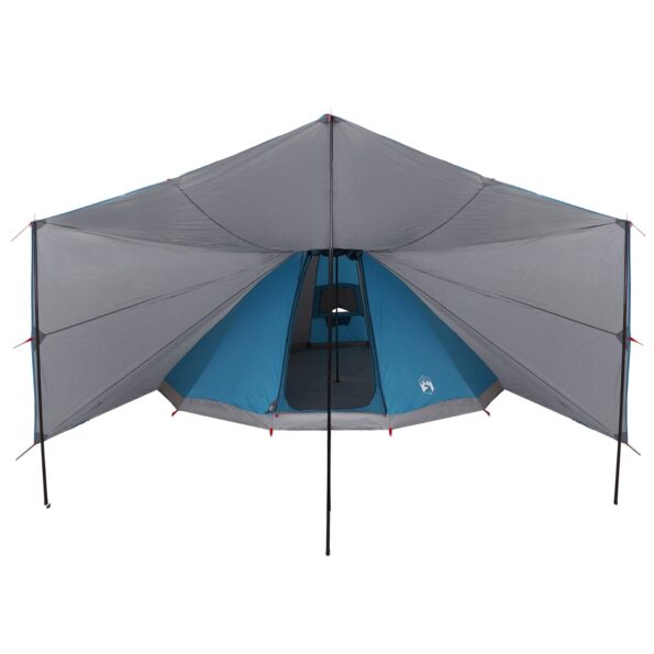 vidaXL Tipi stan so strechou s úložiskom Modrá 510 x 690 x 330 cm taft – Obrázok 4