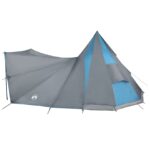 vidaXL Tipi stan so strechou s úložiskom Modrá 510 x 690 x 330 cm taft – Obrázok 5