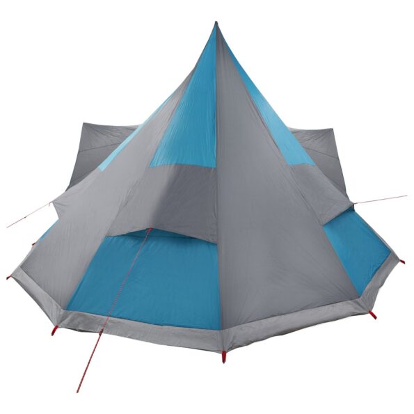 vidaXL Tipi stan so strechou s úložiskom Modrá 510 x 690 x 330 cm taft – Obrázok 6