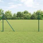 vidaXL Hexagonálny plot Zelená 1,2 x 100 m PVC