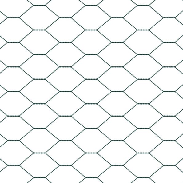vidaXL Hexagonálny plot Zelená 1,2 x 100 m PVC – Obrázok 6