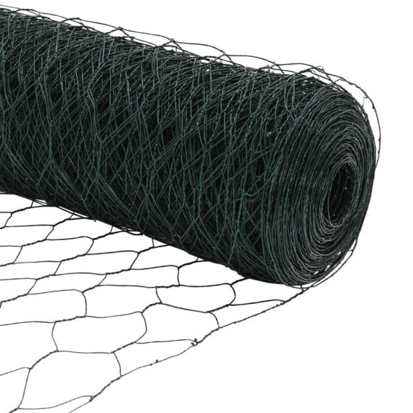 vidaXL Hexagonálny plot Zelená 1,2 x 100 m PVC – Obrázok 7