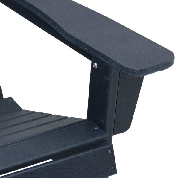 vidaXL Adirondack stolička Námornícka modrá 82 x 74 x 92 cm HDPE – Obrázok 8