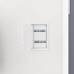 vidaXL Prístupové dosky 2 pcs Biela 15 x 23 cm ABS plast