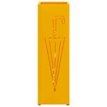 vidaXL Stojan na slnečník Horčicová 15,5 x 15,5 x 49 cm Kov – Obrázok 4