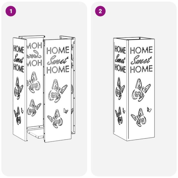 vidaXL Stojan na slnečník s úložiskom Olivová 15,5 x 15,5 x 49 cm Kov – Obrázok 7