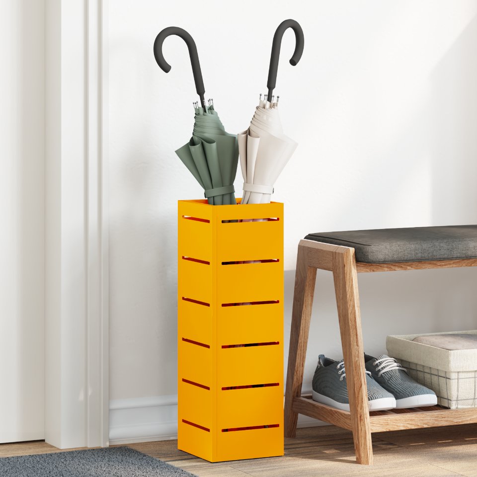 868515_1.jpg vidaXL Stojan na slnečník Horčicová 15,5 x 15,5 x 49 cm Kov – Obrázok 1
