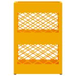 vidaXL Stojan na slnečník horčicovo žltá 28 x 12 x 41 cm Oceľ – Obrázok 4
