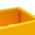 vidaXL Stojan na slnečník horčicovo žltá 28 x 12 x 41 cm Oceľ – Obrázok 5