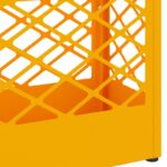 vidaXL Stojan na slnečník horčicovo žltá 28 x 12 x 41 cm Oceľ – Obrázok 6