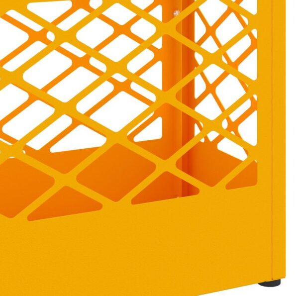 vidaXL Stojan na slnečník horčicovo žltá 28 x 12 x 41 cm Oceľ – Obrázok 6