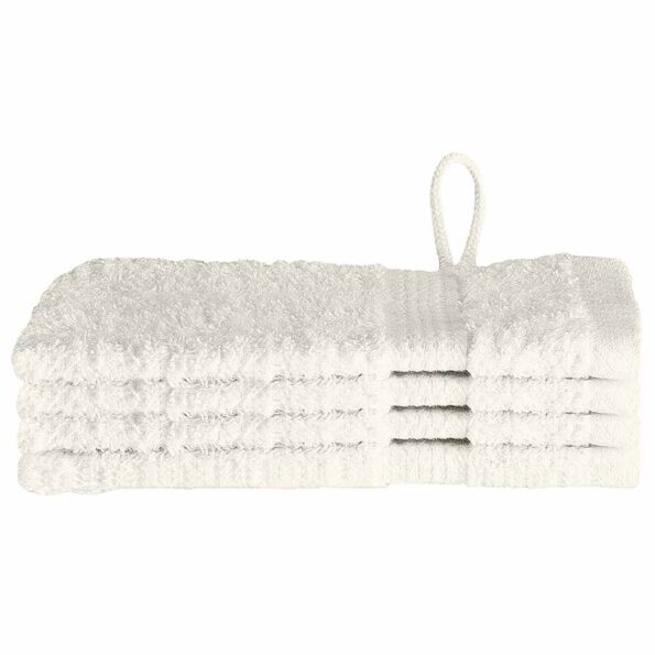 vidaXL Uterák pre hostí SOLUND 4 pcs Krémová 15 x 21 cm 550 gsm – Obrázok 2