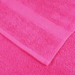 vidaXL Uteráky 2 pcs Ružová 15 x 21 cm Bavlna – Obrázok 5