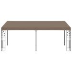 vidaXL Nástenný altánok 6x3x2,5 m, sivohnedý – Obrázok 2