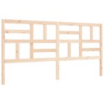 vidaXL Posteľný rám s čelom 200x200 cm masívne drevo – Obrázok 9