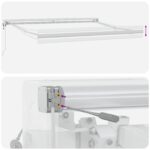 vidaXL Automatická vysúvacia markíza modro-biela 300x250 cm – Obrázok 10
