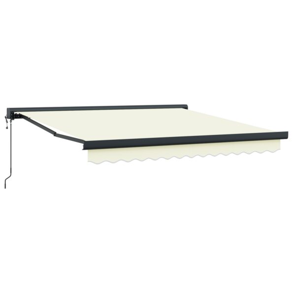 vidaXL Automatická vysúvacia markíza krémová 300x250 cm – Obrázok 5