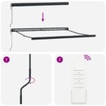 vidaXL Automatická vysúvacia markíza krémová 300x250 cm – Obrázok 9