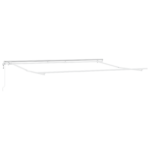 vidaXL Automatická vysúvacia markíza Oranžová a hnedá 450x350 cm – Obrázok 5