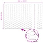 vidaXL Plotové stĺpy 5 ks U-Channel 80 cm pozinkovaná oceľ – Obrázok 12