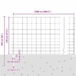 vidaXL Plotové stĺpy 22 ks U-Kanál 120 cm Galvanizovaná oceľ – Obrázok 12