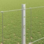 vidaXL Plotové stĺpy 22 ks U-Kanál 120 cm Galvanizovaná oceľ – Obrázok 4