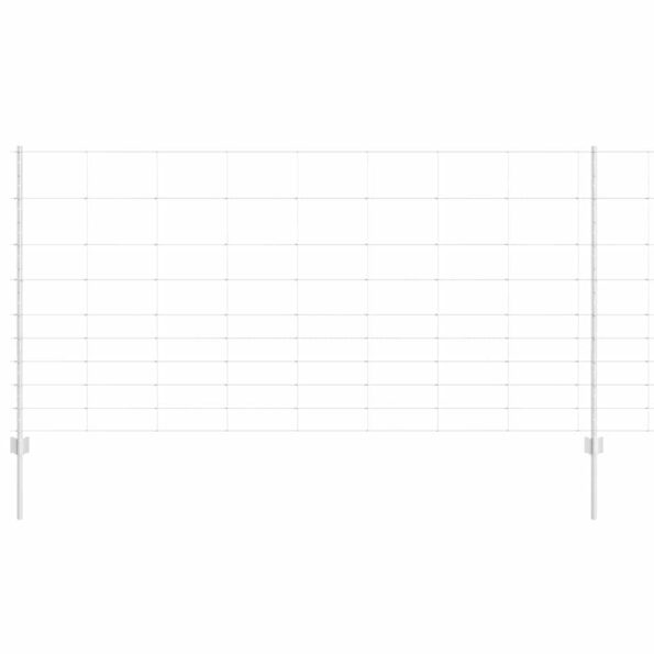 vidaXL Plotové stĺpy 22 ks U-kolejnica 120 cm pozinkovaná oceľ – Obrázok 2