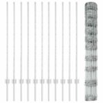 vidaXL Plotové stĺpy 22 ks U-kolejnica 120 cm pozinkovaná oceľ – Obrázok 6